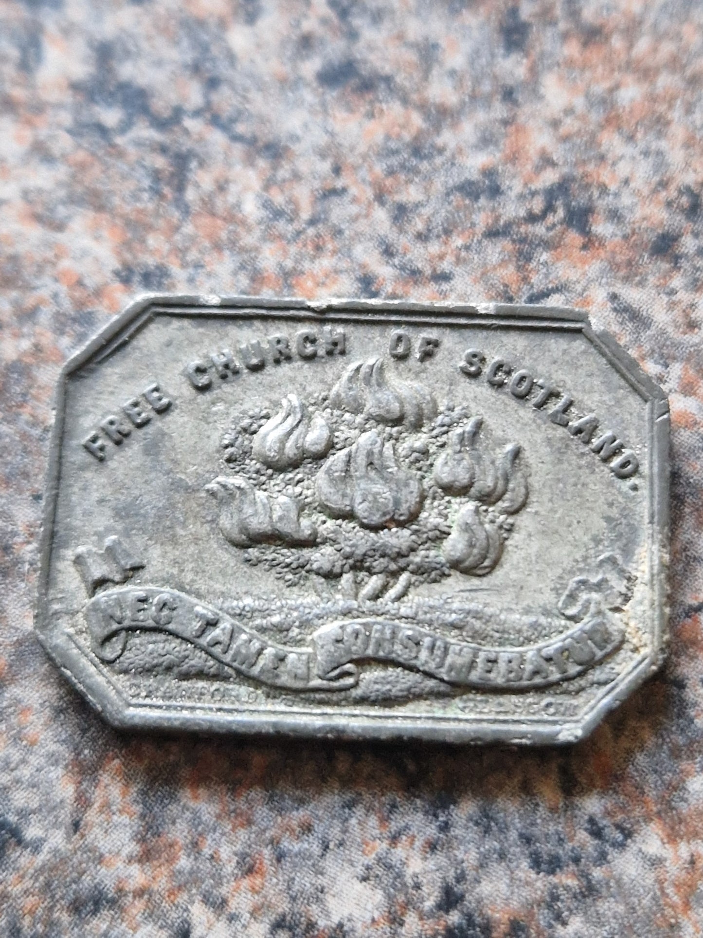 Free Tron Church Communion Token — Church of Scotland | Glasgow | 1843 | Disruption Era | Good Condition