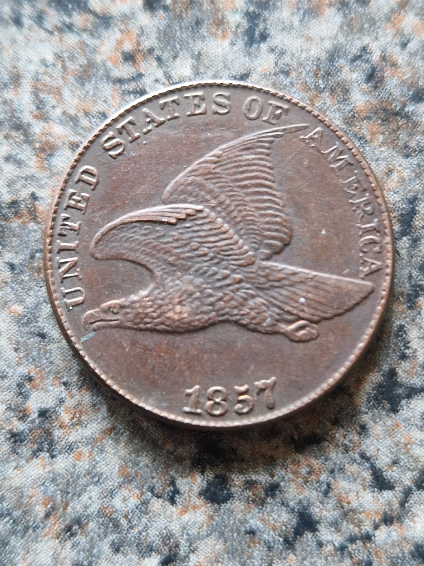 1857 Flying Eagle Cent — Philadelphia Mint | James B. Longacre | First Year of Issue | Fine