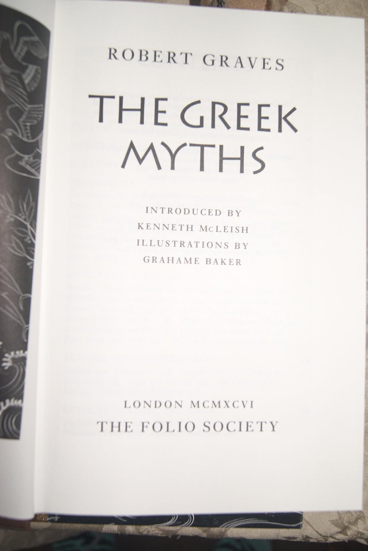 The Greek Myths — The Folio Society | Robert Graves | 2002 | 2 Volume Set — view 5