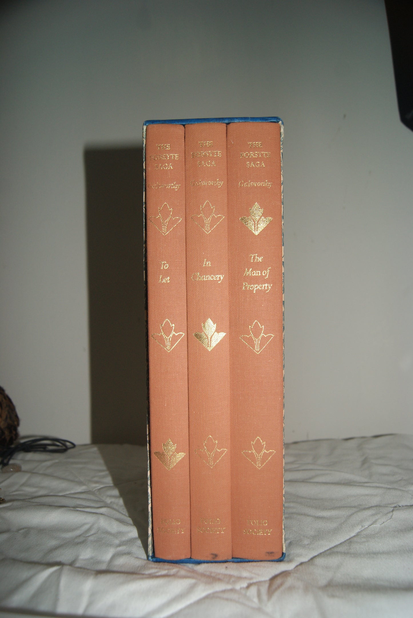 The Forsyte Saga — Folio Society Edition | 1984 | John Galsworthy | 3 Volume Set | Fine | Slipcase