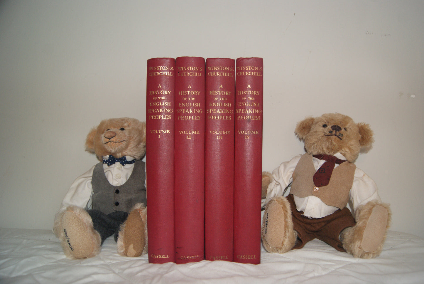 A History of the English Speaking Peoples — Winston S. Churchill | Cassell First Edition 1956 to 1958 | Four Volume Set | Roger Gresley's Copy