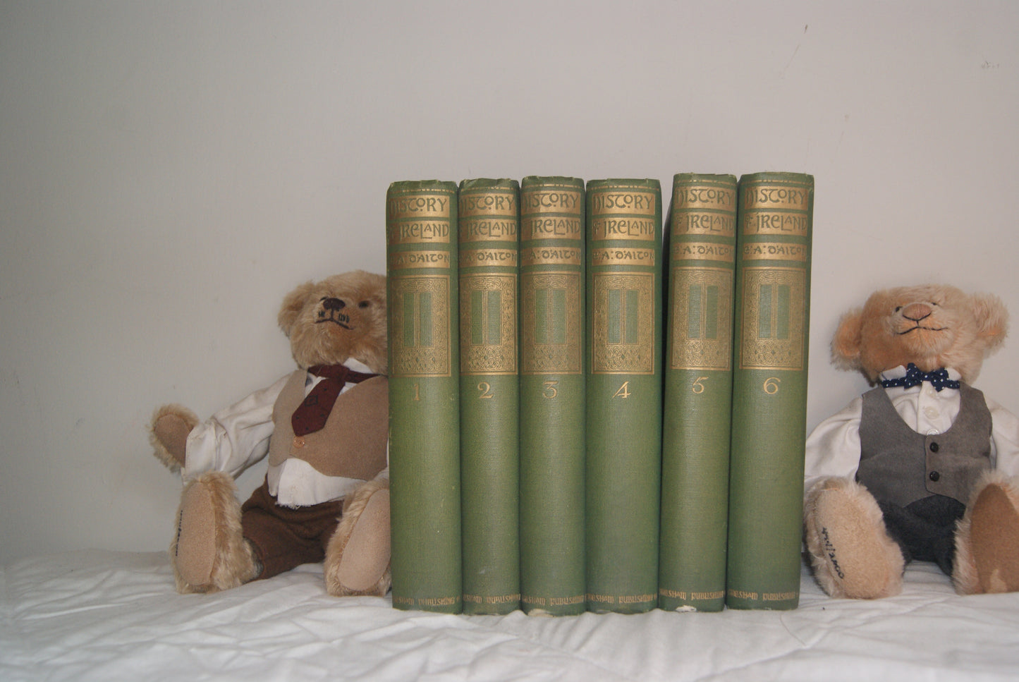 History of Ireland From the Earliest Times to the Present Day — Rev. E.A. D'Alton | Complete Six Volume Set | Gresham Publishing | Celtic Design Bindings | Good Condition