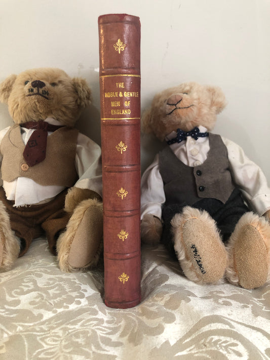 The Noble and Gentle Men of England — Evelyn Philip Shirley | 1859 First Edition | Charles Gresley of Lichfield's Copy | Armorial Bookplate