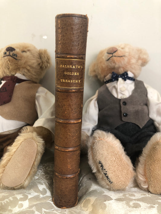 The Golden Treasury — Palgrave | Oxford Edition 1919 | Uppingham School Prize Binding | Awarded to R. Gresley, 1921 | Full Morocco
