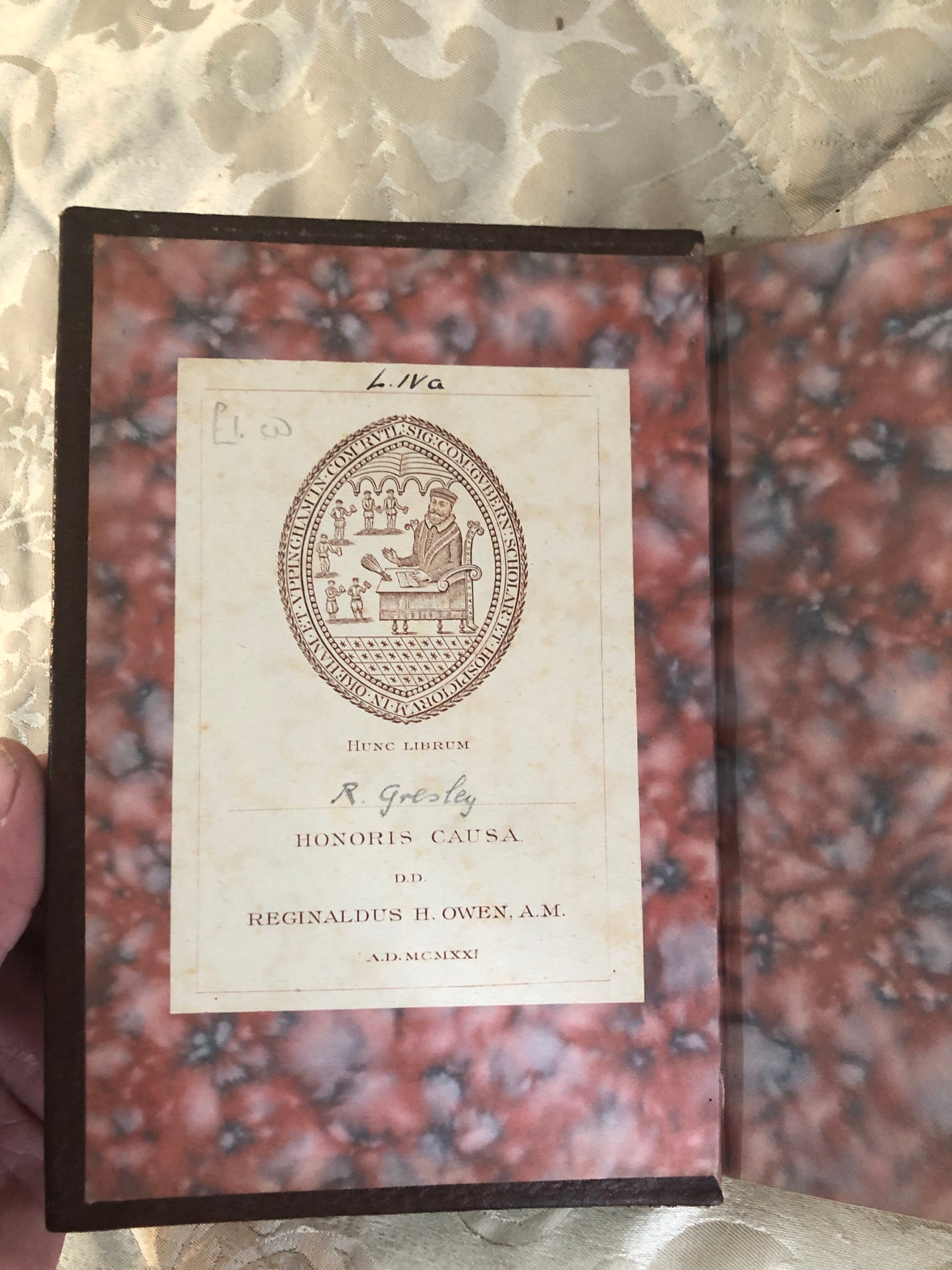 The Golden Treasury — Palgrave | Oxford Edition 1919 | Uppingham School Prize Binding | Awarded to R. Gresley, 1921 | Full Morocco