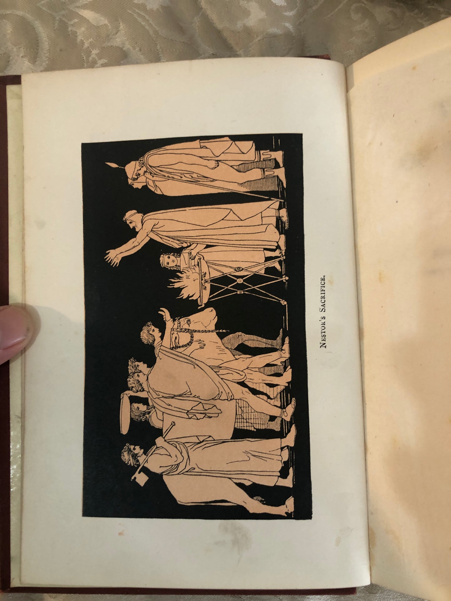 The Story of the Odyssey — Rev. Alfred J. Church | Seeley & Co. 1892 | First Edition | 16 Colour Plates after Flaxman | Decorated Cloth