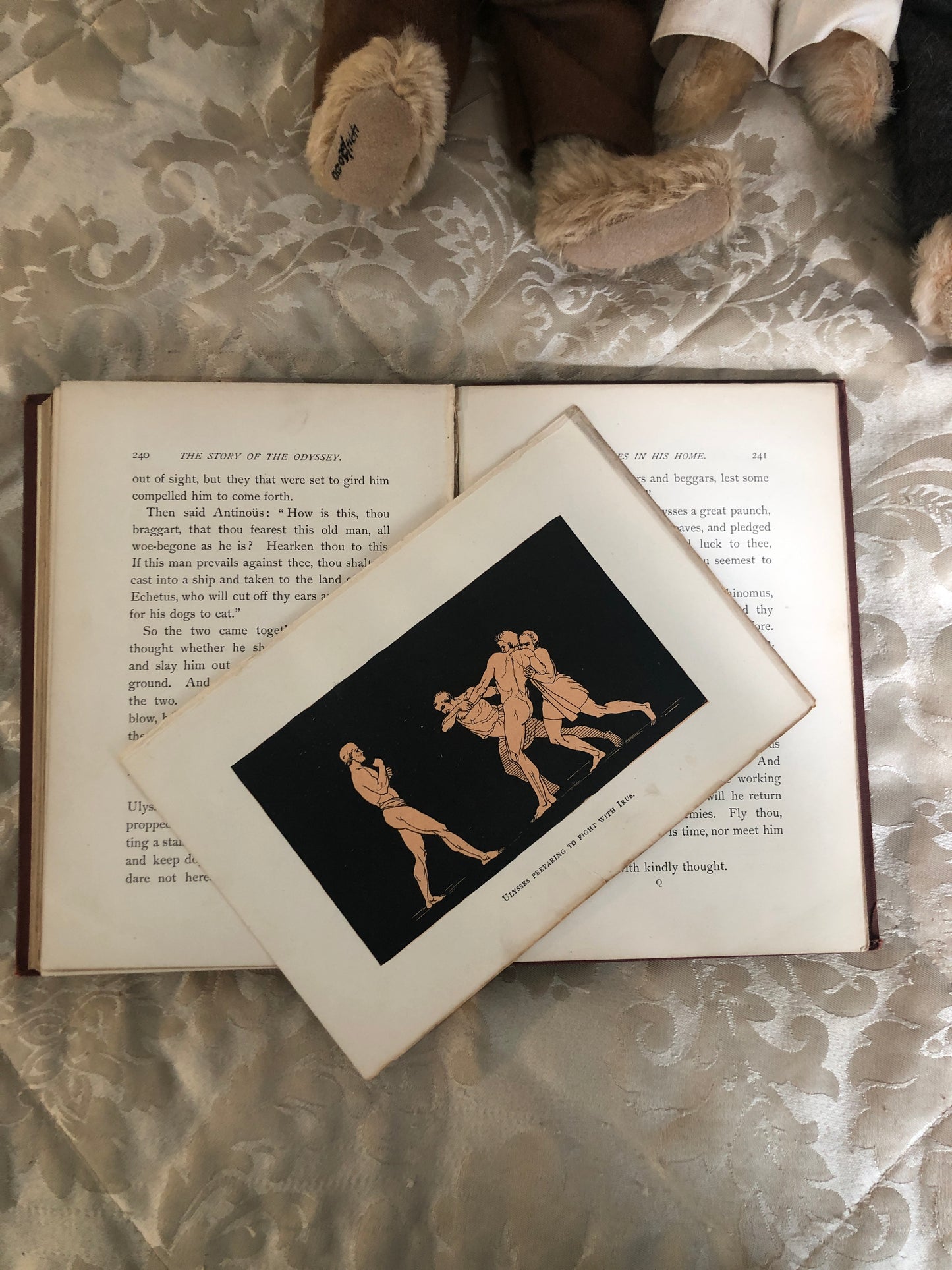 The Story of the Odyssey — Rev. Alfred J. Church | Seeley & Co. 1892 | First Edition | 16 Colour Plates after Flaxman | Decorated Cloth