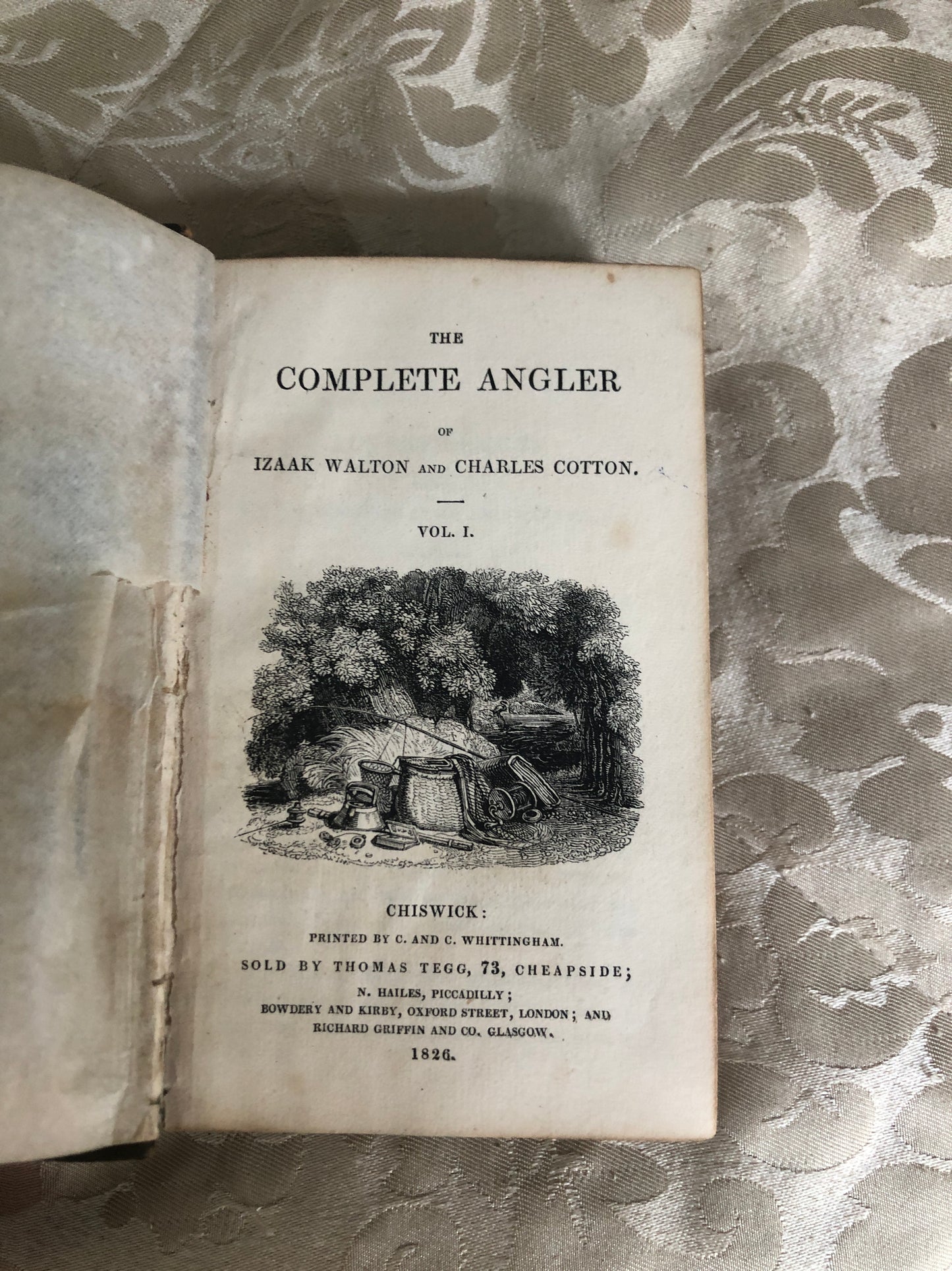 The Complete Sportsman c.1760 & Walton's Complete Angler 1826 — Two Books from the Gresley Collection | Signed Charles Gresley | Antiquarian Field Sports