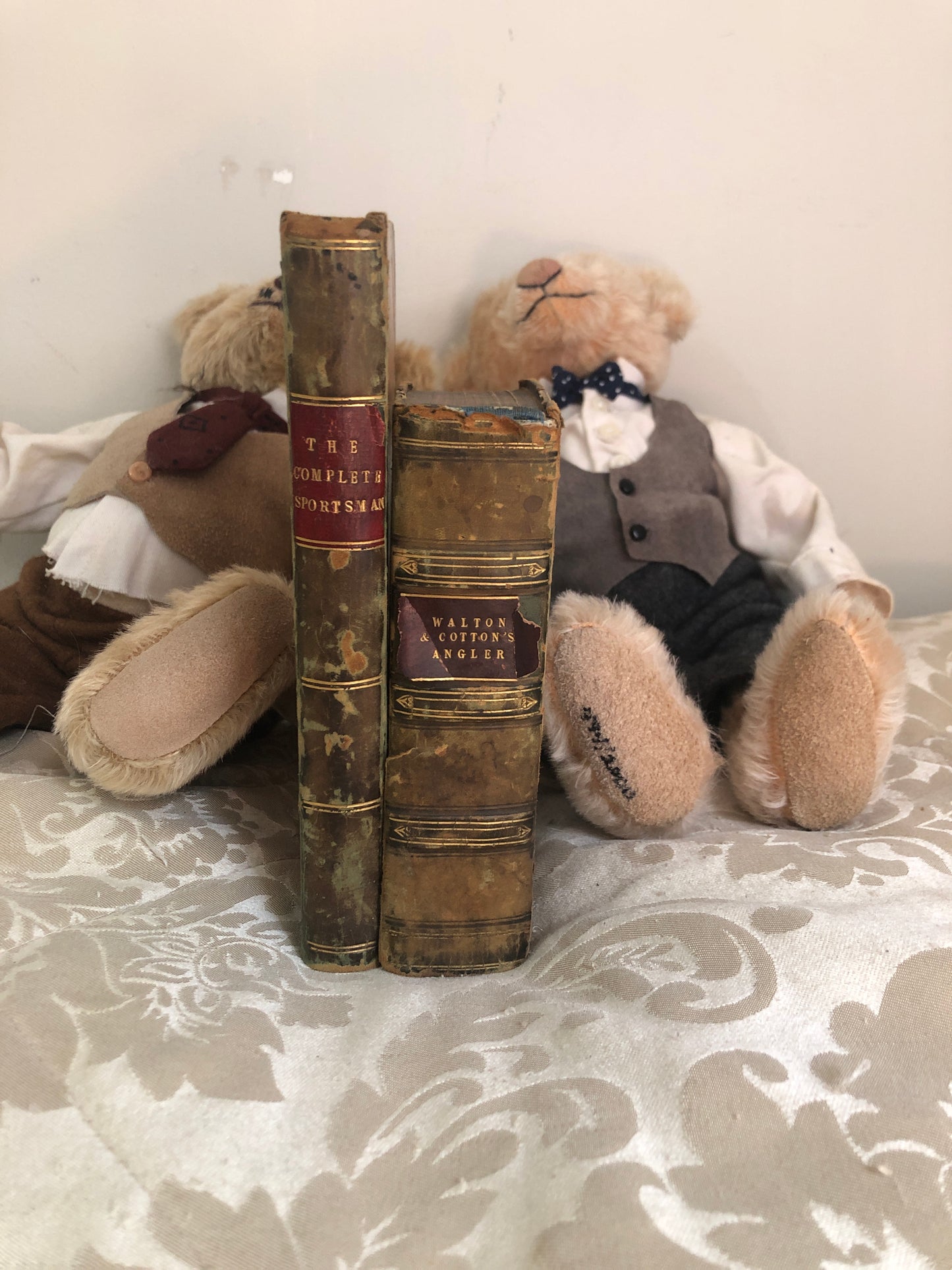 The Complete Sportsman c.1760 & Walton's Complete Angler 1826 — Two Books from the Gresley Collection | Signed Charles Gresley | Antiquarian Field Sports