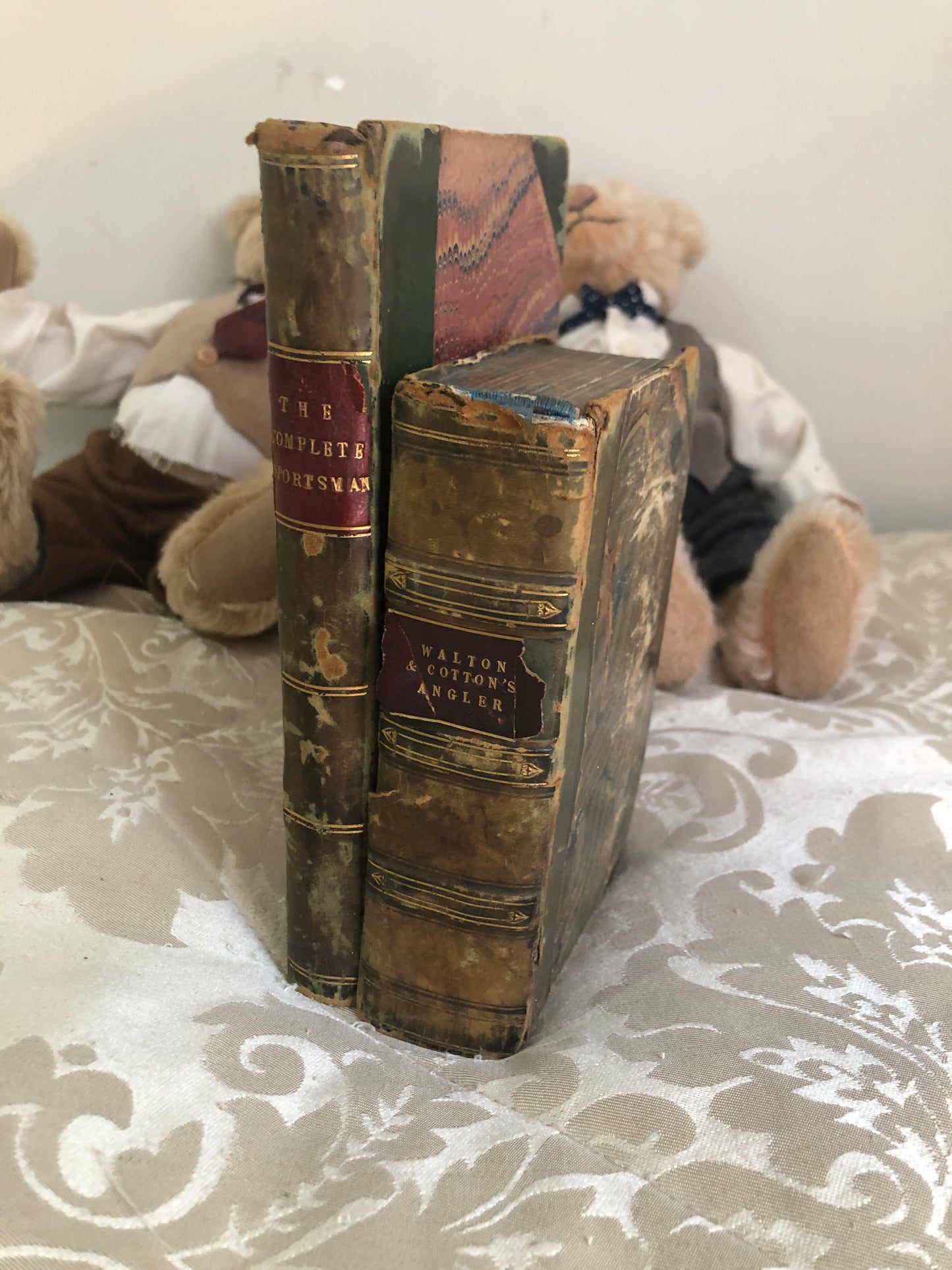 The Complete Sportsman c.1760 & Walton's Complete Angler 1826 — Two Books from the Gresley Collection | Signed Charles Gresley | Antiquarian Field Sports