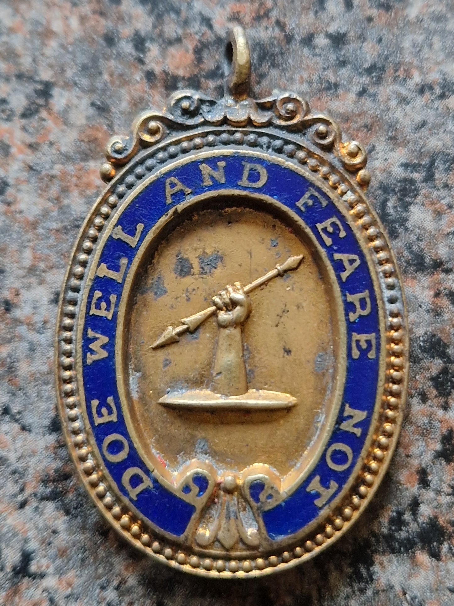 West Ham Conservative Association Merit Medal — c.1880 to 1900 | Victorian Political | Blue Enamel | Very Good