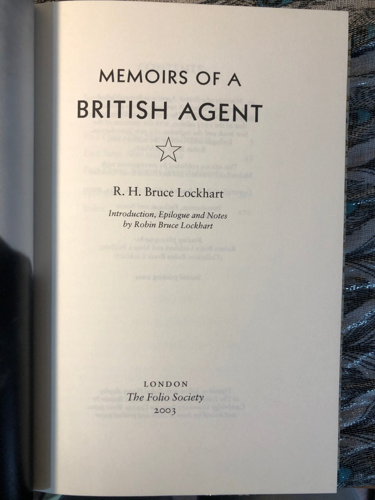 Memoirs of a British Agent — R. H. Bruce Lockhart, Folio Society — view 3